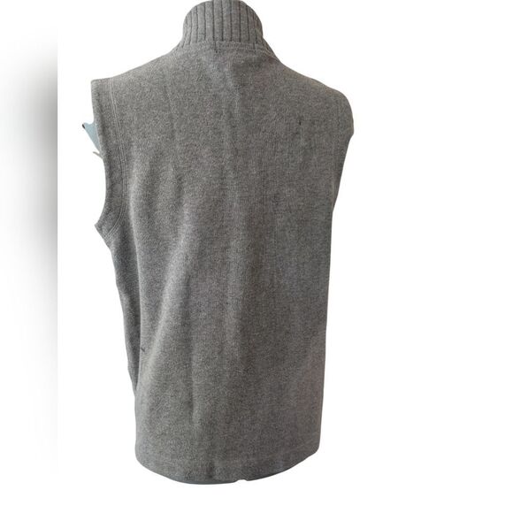Lauren Ralph Lauren women's gray cotton sweater vest size small - Picture 3 of 8